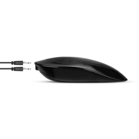 Wibrujący zestaw strap-on Fetish Collection z przewodowym pilotem, regulowaną uprzężą 66-76 cm i dildami 18/12,5 cm - 5