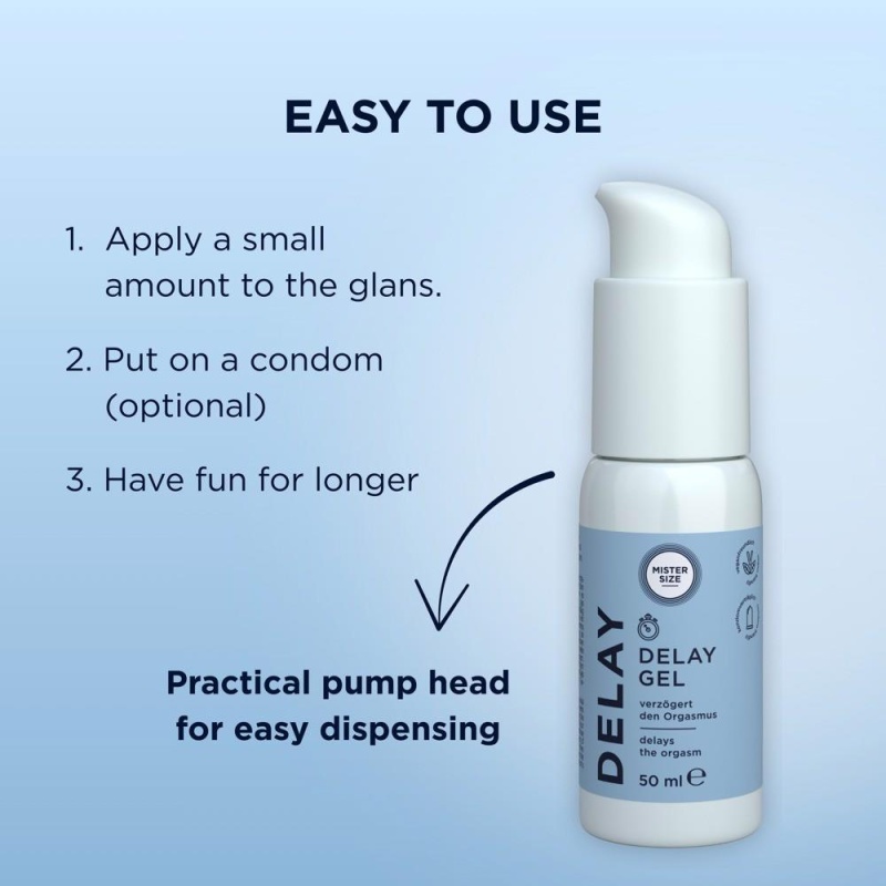 Mister Size Delay Gel 50 ml - 4