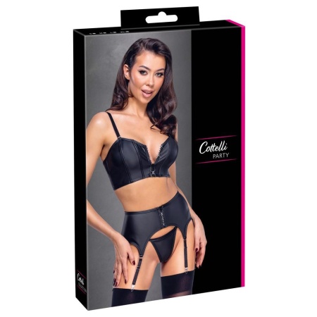 Top Set rhinestone zip XL - 1
