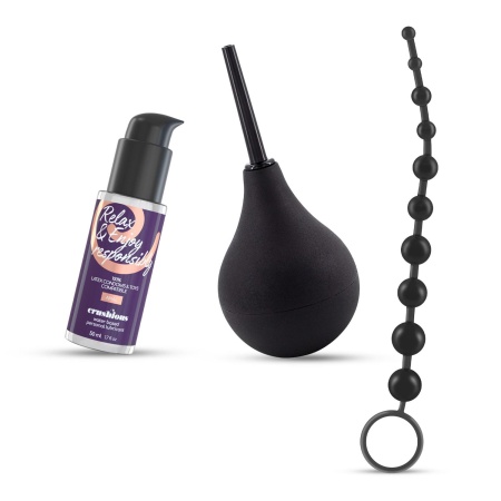 Zestaw Anal Thrill – gruszka analna 90 ml, lubrykant 50 ml, łańcuszek 33 cm - 10