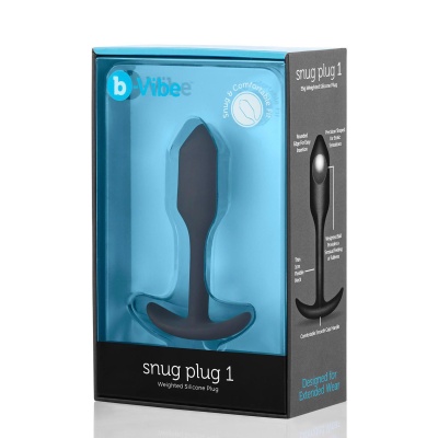 B-VIBE SNUG PLUG 1 BLACK - 1