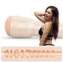 Riley Reid Utopia - anatomiczny masturbator z wymiennym rękawem SuperSkin, tekstura żeberek i wypustek, długość całkowita 25 cm - 1