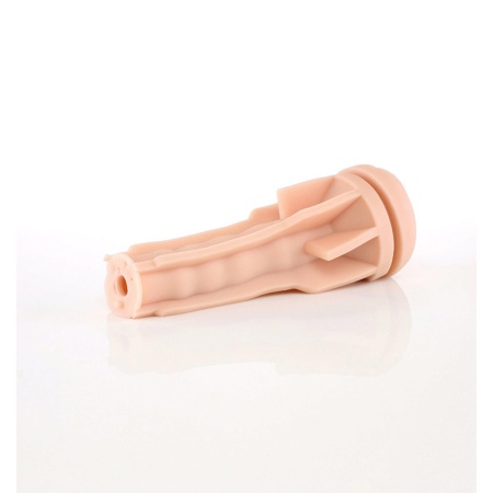 Riley Reid Utopia - anatomiczny masturbator z wymiennym rękawem SuperSkin, tekstura żeberek i wypustek, długość całkowita 25 cm - 3