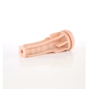 Riley Reid Utopia - anatomiczny masturbator z wymiennym rękawem SuperSkin, tekstura żeberek i wypustek, długość całkowita 25 cm - 3