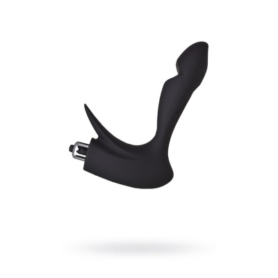 EROTIST First prostate stimulator, silicone, black, 14.4 cm - 1