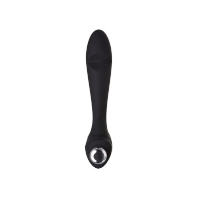 EROTIST First prostate stimulator, silicone, black, 14.4 cm - 1 2
