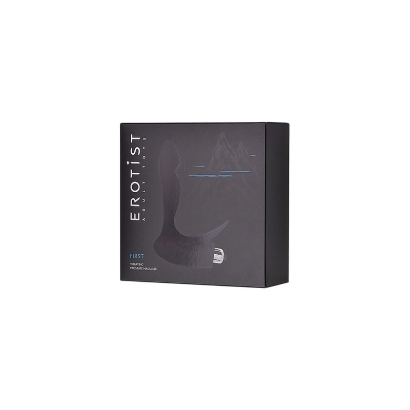 Masażer prostaty EROTIST First - silikonowy stymulator z podwójną stymulacją, 14,4 cm - 6