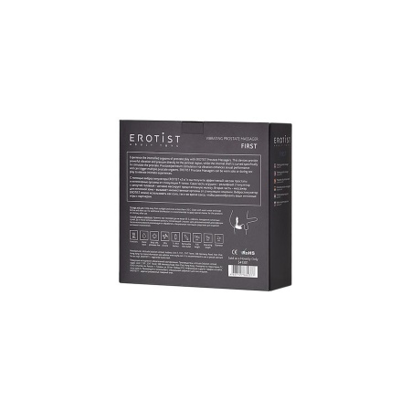 Masażer prostaty EROTIST First - silikonowy stymulator z podwójną stymulacją, 14,4 cm - 7