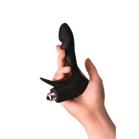 Masażer prostaty EROTIST First - silikonowy stymulator z podwójną stymulacją, 14,4 cm - 8