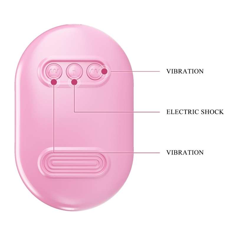 Zaciski na sutki Surprise Box Pink z elektrostymulacją i wibracjami - 11,5 cm - 9