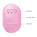 Zaciski na sutki Surprise Box Pink z elektrostymulacją i wibracjami - 11,5 cm - 9