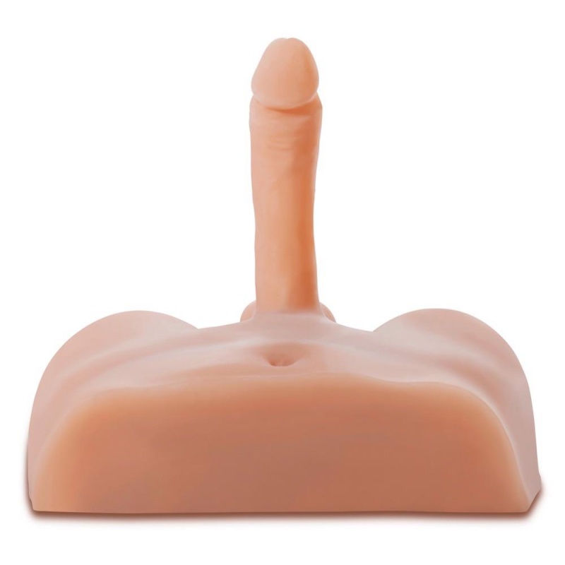 Masturbator Fuck My Hard Cock – realistyczny kształt penisa z jądrami, TPR, 17,8 cm - 3