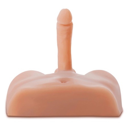 Masturbator Fuck My Hard Cock – realistyczny kształt penisa z jądrami, TPR, 17,8 cm - 3