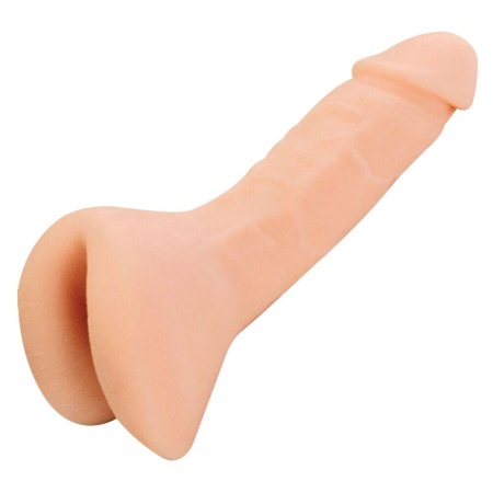 Masturbator PET Fuck My Cock – realistyczna struktura nubów i funkcja rękawa, 20,5 cm - 3
