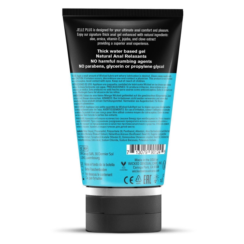 WICKED JELLY PLUS ANAL RELAX LUBRICANT 120ML - 3