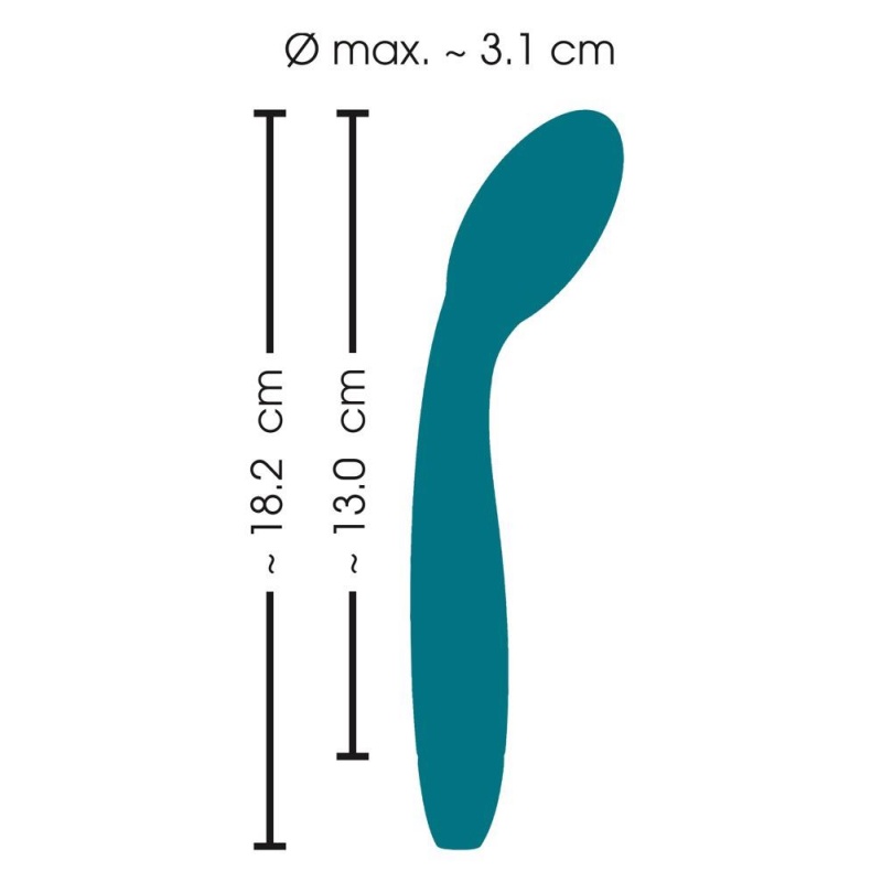 Wibrator do punktu G Sweet Smile Nodding Head - ruchoma głowica, 10 trybów, 18,2 cm - 8