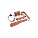 BLAZE ELITE BDSM SET COGNAC VEGAN LEATHER - 3