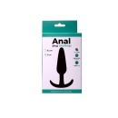 Anal Plug Black Small - silikonowy, stożkowy, długość 8,2 cm, szerokość 2 cm - 2