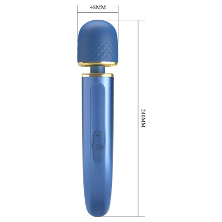 Masażer Colorful Blue 25 cm, 7 trybów wibracji - 11