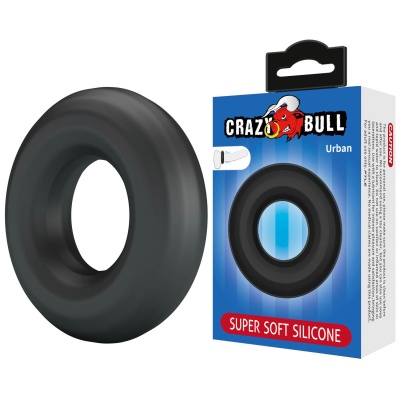 Elastyczny pierścień erekcyjny Urban Super Soft Silicone Cock Ring - średnica wewnętrzna 3 cm - 1