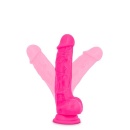 Realistyczne dildo NEO 7.5" Dual Density z jądrami - podwójna gęstość, przyssawka i uprząż, 19 cm - 3