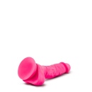 Realistyczne dildo NEO 7.5" Dual Density z jądrami - podwójna gęstość, przyssawka i uprząż, 19 cm - 4