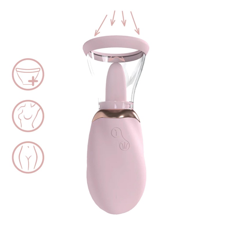 Boost - Rechargeable Vulva and Breast Pump - Pink - 1