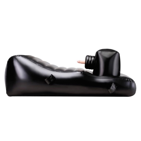 Leżanka erotyczna Louisiana Lounger — moduł udarowy 200 impulsów/min, 3 wibratory, pilot bezprzewodowy, 160 × 80 cm, do 150 kg - 2