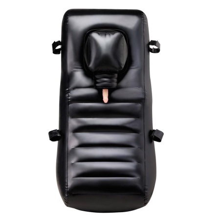Leżanka erotyczna Louisiana Lounger — moduł udarowy 200 impulsów/min, 3 wibratory, pilot bezprzewodowy, 160 × 80 cm, do 150 kg - 3