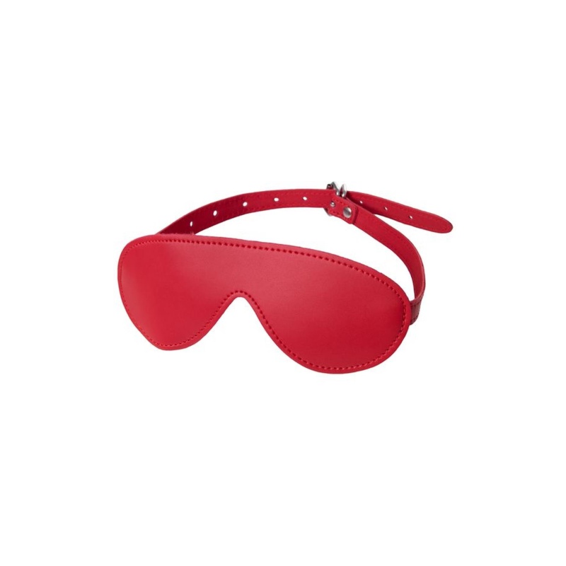 Anonymo mask, PU leather, red, 65 cm - 3