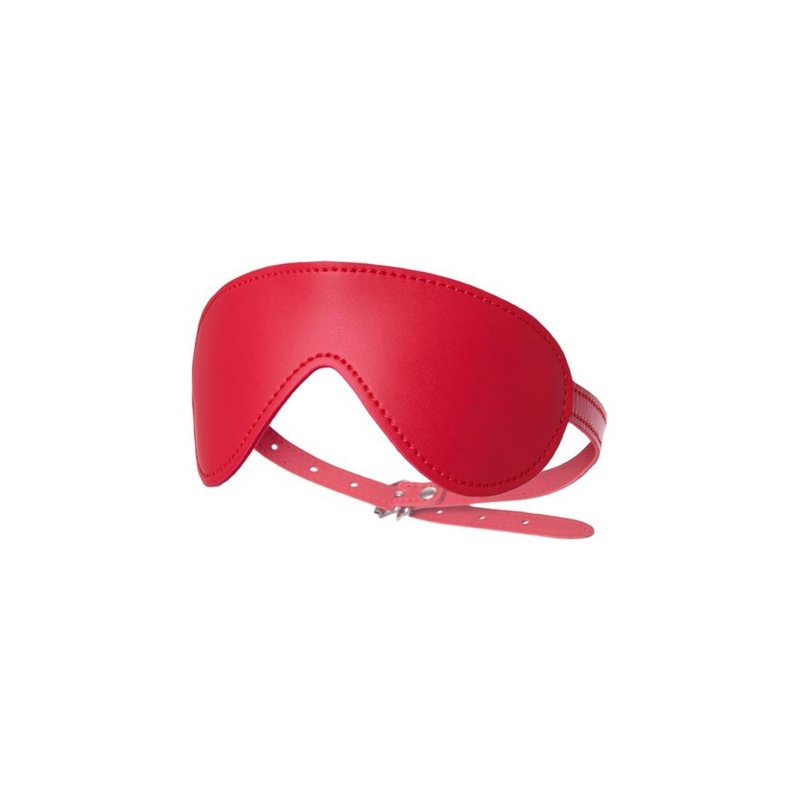 Anonymo mask, PU leather, red, 65 cm - 4