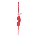 Anonymo mask, PU leather, red, 65 cm - 5