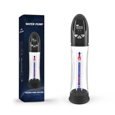 Pompka- PASSION PUMP, PREMIUM RECHARGEABLE AUTOMATIC WATERPROOF LCD PUMP - 1