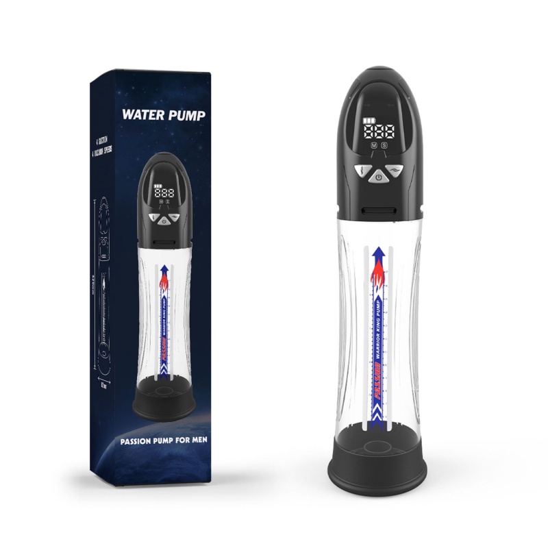 Pompka próżniowa PASSION PUMP Premium Automatic Waterproof LCD 8 trybów - 31,6 cm - 1