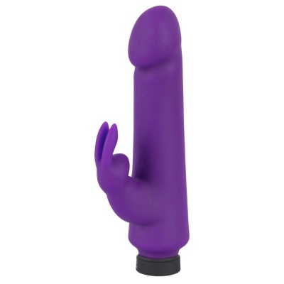 Wibrator króliczek Rabby z ruchomymi uszami, silikonowy, 16 cm - 1 2