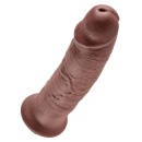 King Cock 10" Brown – realistyczne dildo z podstawą ssącą i anatomiczną fakturą, 25,4 cm - 4