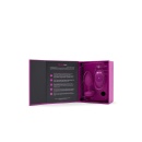 b-Vibe Vibrating Jewel Plug S/M Fuchsia - bezszwowy silikon medyczny, wibracje i pilot zdalny, długość wprowadzalna 7,6 cm - 1