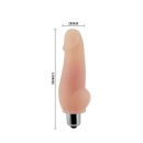 Mini wibrator Penis Flesh 14 cm z regulowaną intensywnością wibracji - 2