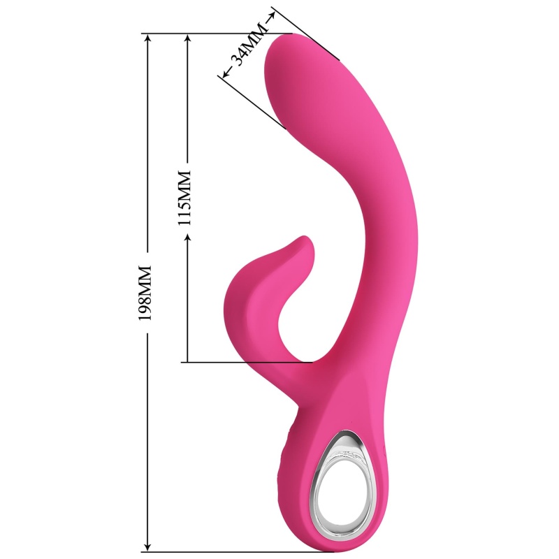 Wibrator króliczek Fritz z 12 funkcjami wibracji, 20 cm - 10