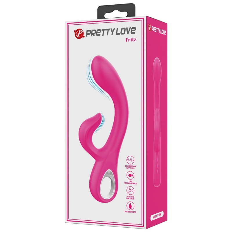Wibrator króliczek Fritz z 12 funkcjami wibracji, 20 cm - 11