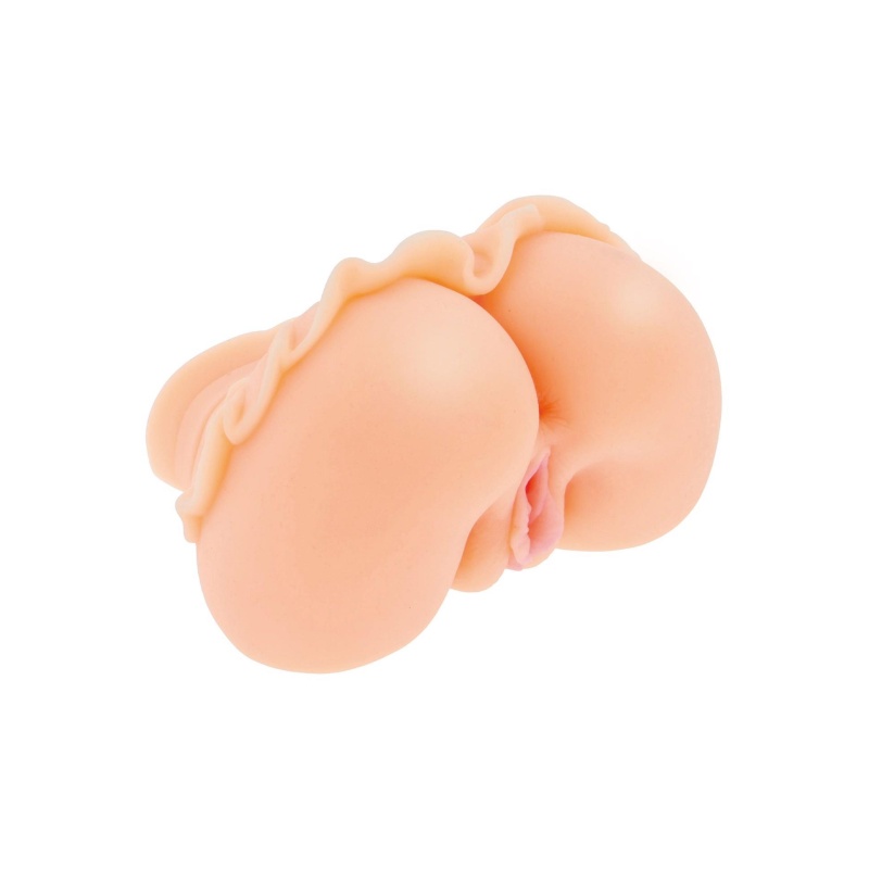Masturbator Upskirt College Slut z podwójnym kanałem i pierścieniem zaciskającym 15×17 cm - 3