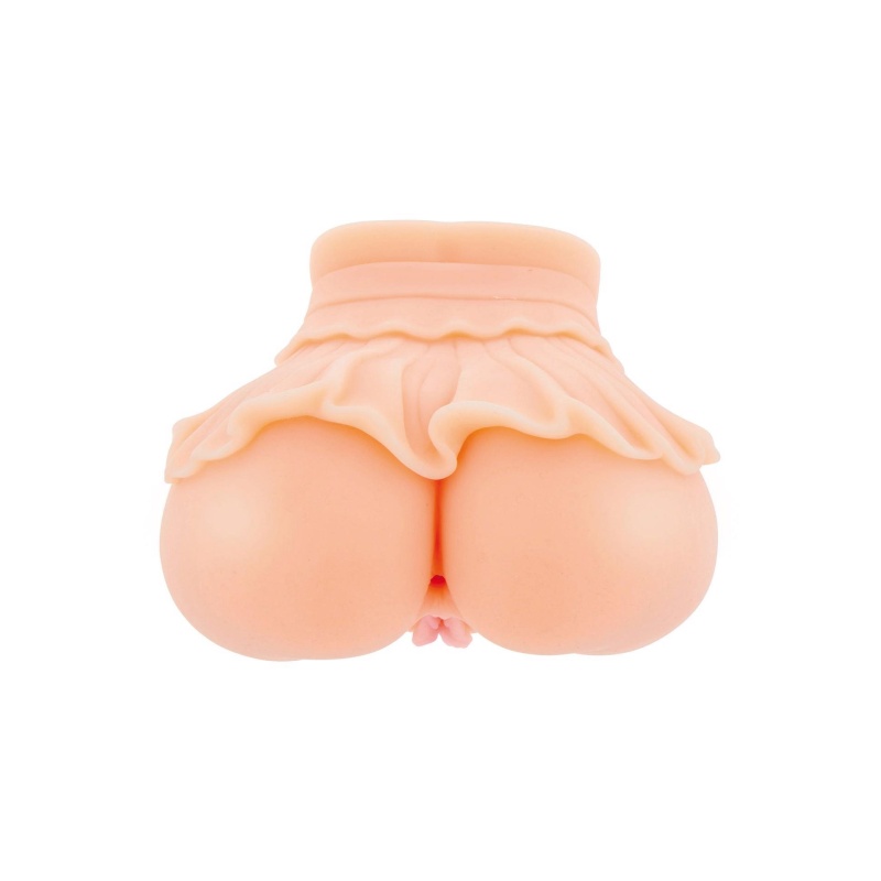 Masturbator Upskirt College Slut z podwójnym kanałem i pierścieniem zaciskającym 15×17 cm - 4