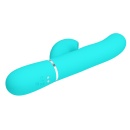Twinkled Tenderness - Dwusilnikowy Rabbit Vibrator z 7 funkcjami thumping i 7 trybami tapping, silikon medyczny IPX7 - 7