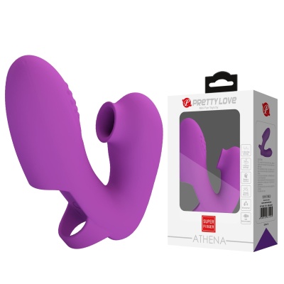 Wibrator na palec Athena z wibracją i opukiwaniem 9,6 cm - 1
