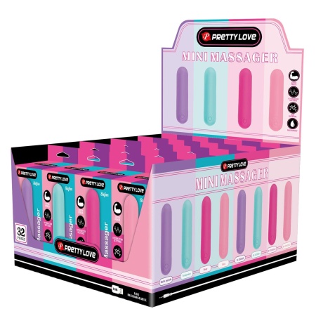 Wibrator mini Stefan z 10 funkcjami wibracji, 8 cm - 1