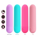 Wibrator mini Stefan z 10 funkcjami wibracji, 8 cm - 3