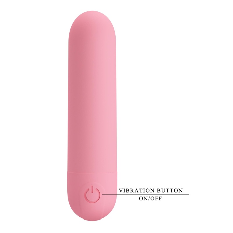 Wibrator mini Stefan z 10 funkcjami wibracji, 8 cm - 10