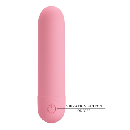 Wibrator mini Stefan z 10 funkcjami wibracji, 8 cm - 10