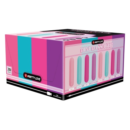 Wibrator mini Stefan z 10 funkcjami wibracji, 8 cm - 12