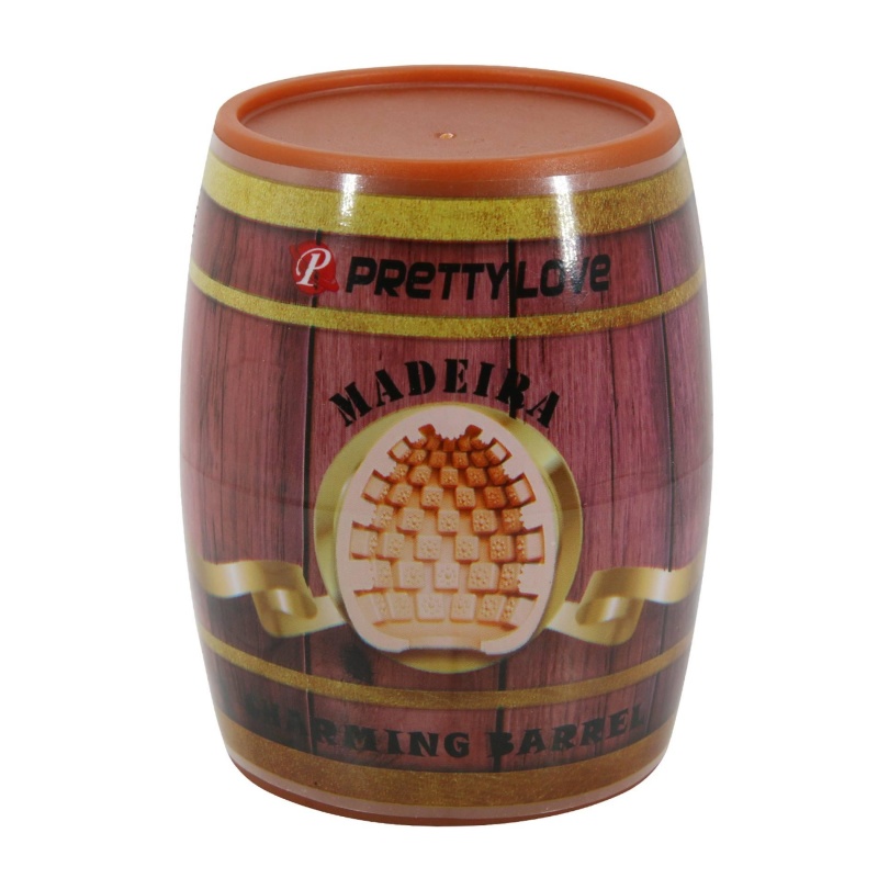 Masturbator Madeira Charming Barrel - TPR, wodoodporny, manualny - 9